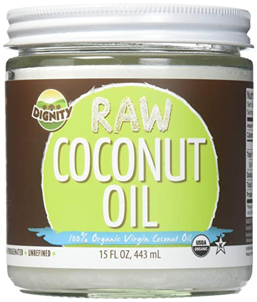 Dignity Coconuts Oil Coconut Raw Virgin Organic, 15 oz