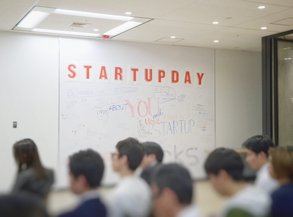 Room of aspiring startups