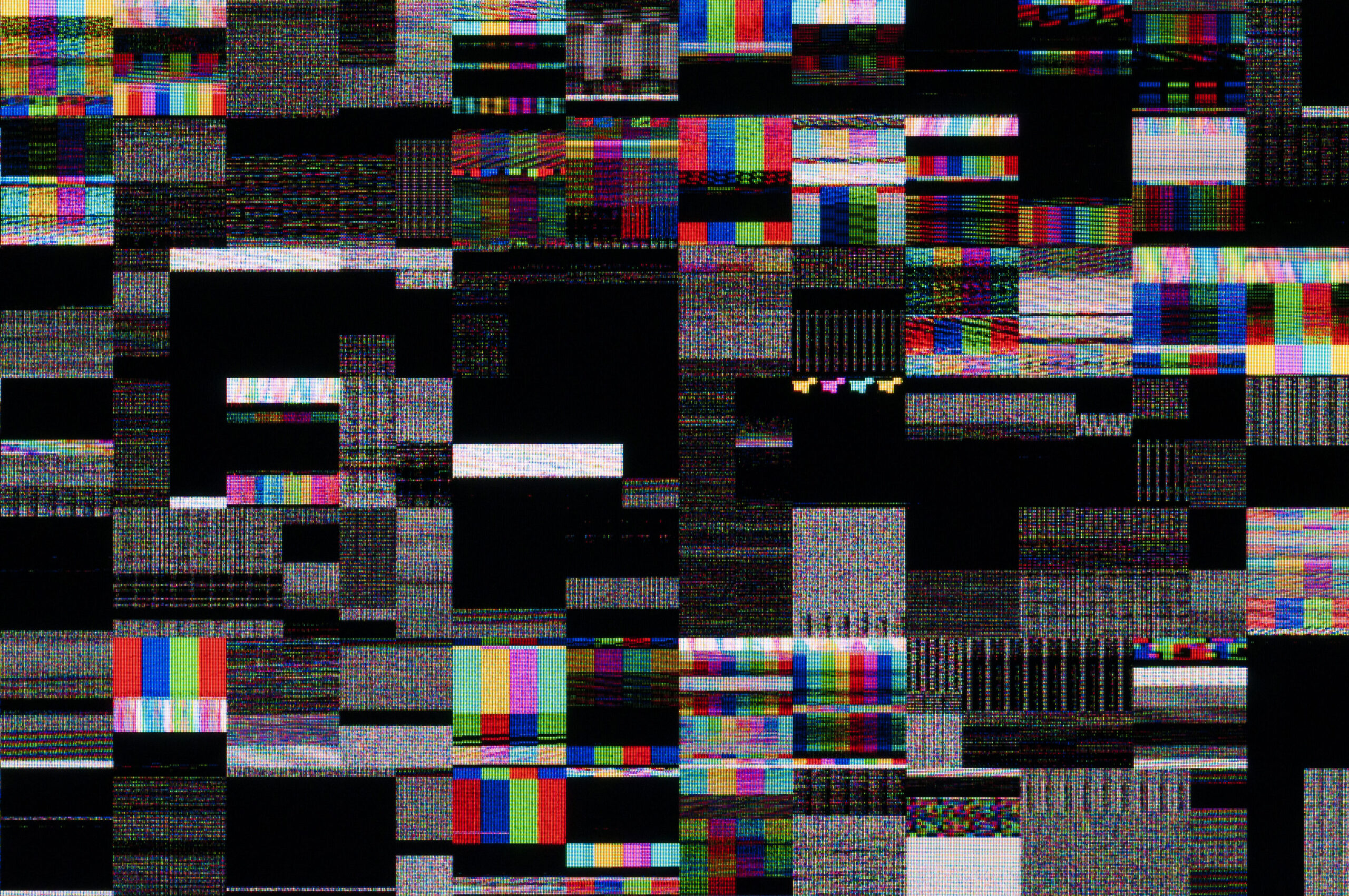 Глитч фон