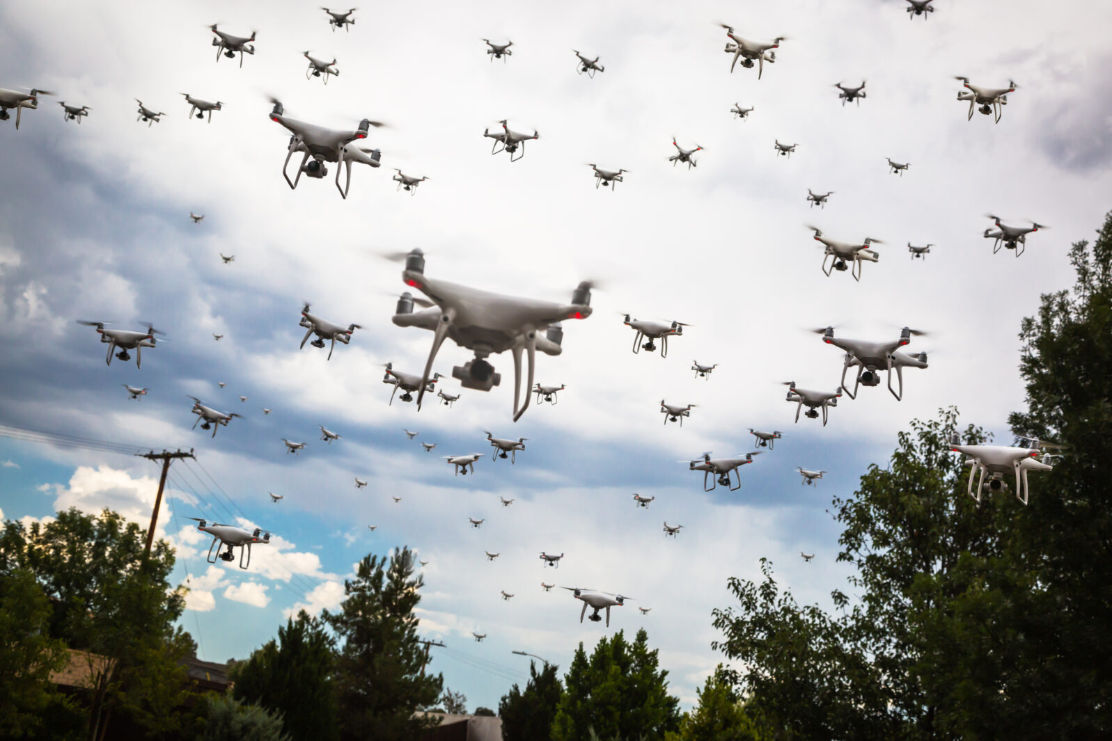 are military drones flying over phoenix