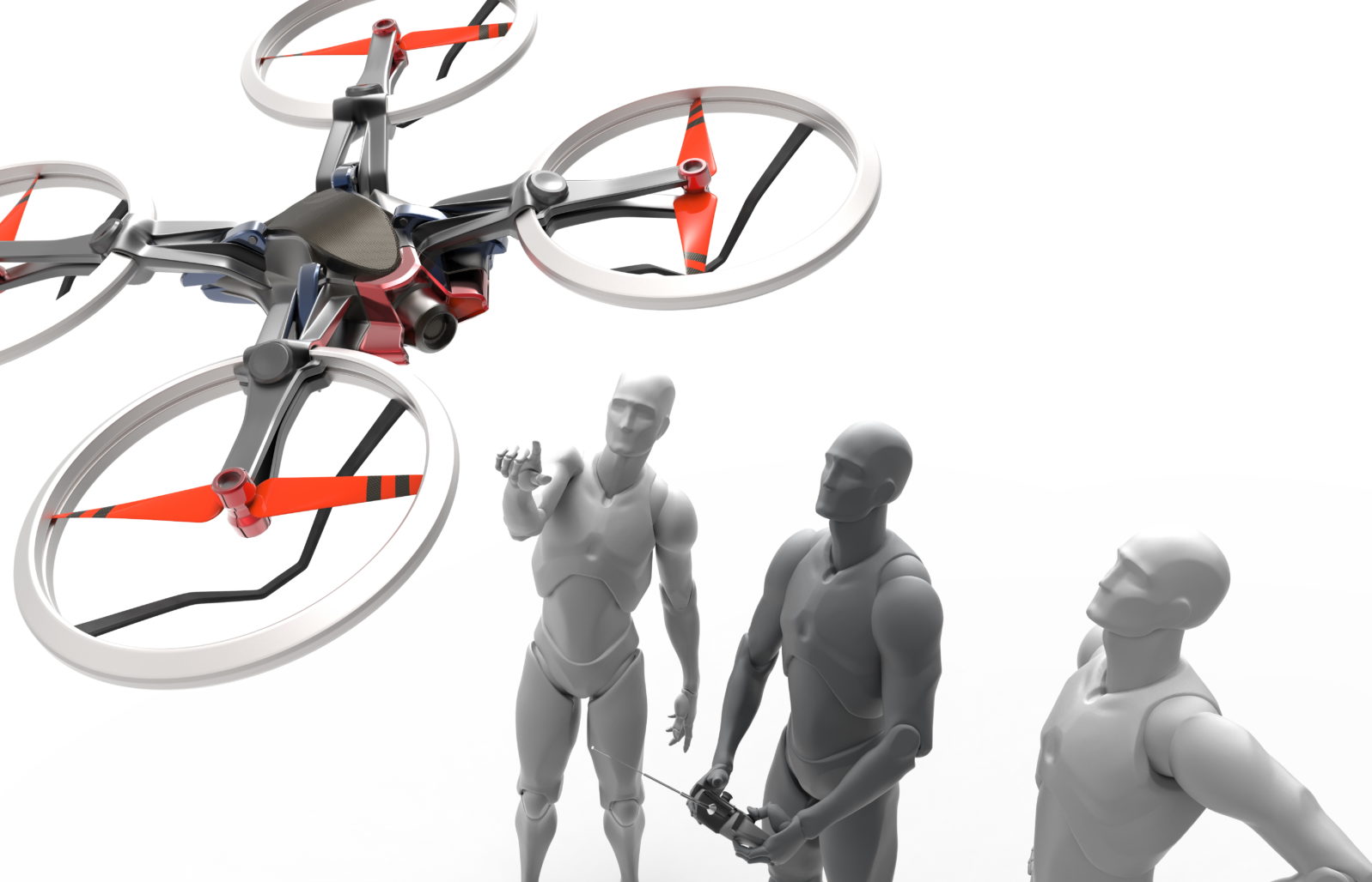 Quadcopter control in three-dimensional space using a noninvasive motor imagery-based brain-computer interface.