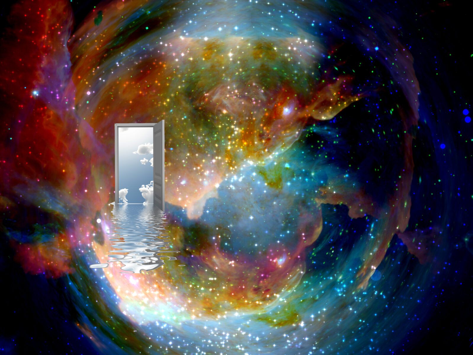 open door to another world