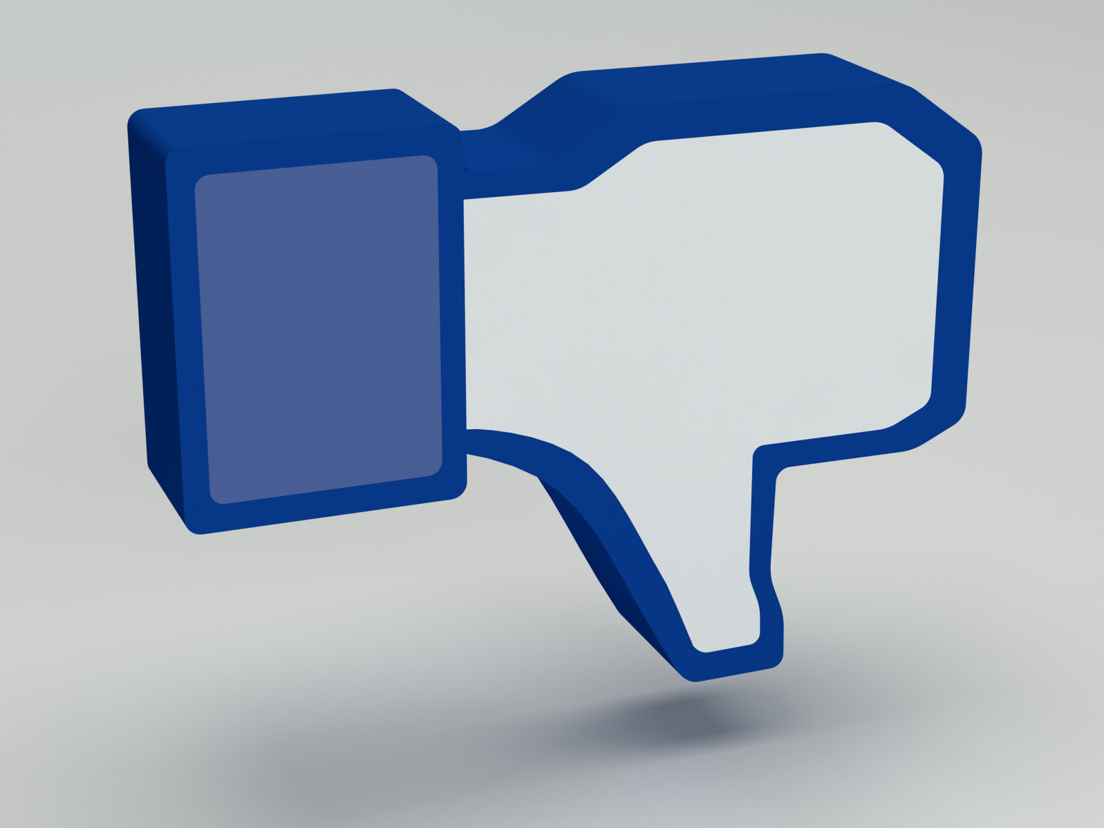 Social media facebook dis-like