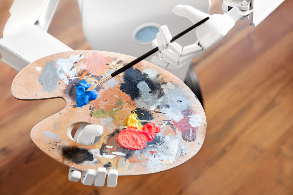 robot ai artificial intelligence is learning creativity