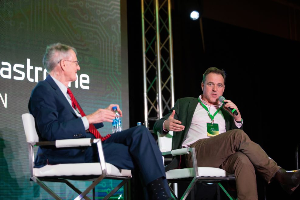 George Gilder and Niall Ferguson at COSM 2021 on Doom
