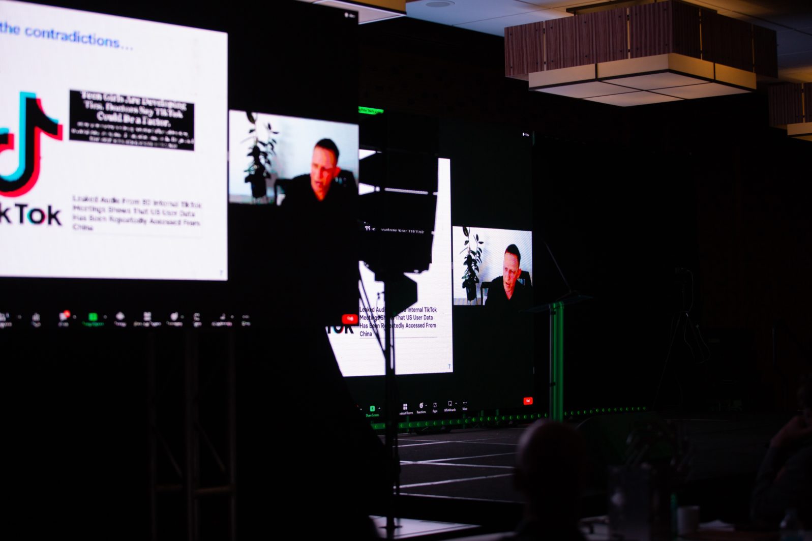 Peter Thiel via videoconference at COSM 2022