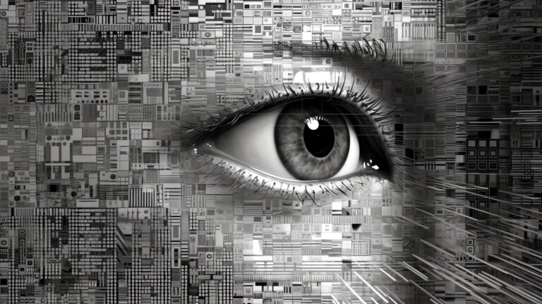 The complexity of digital ethics background. generative AI