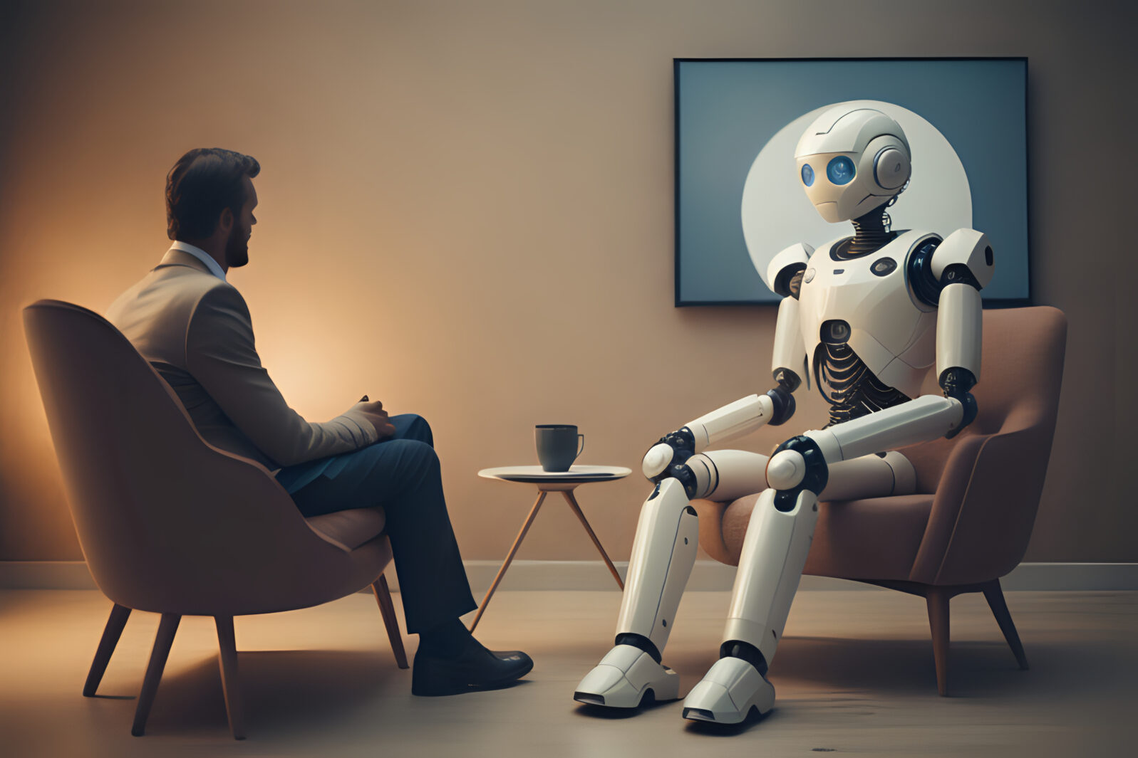 Artificial intelligence humanot at psychotherapist