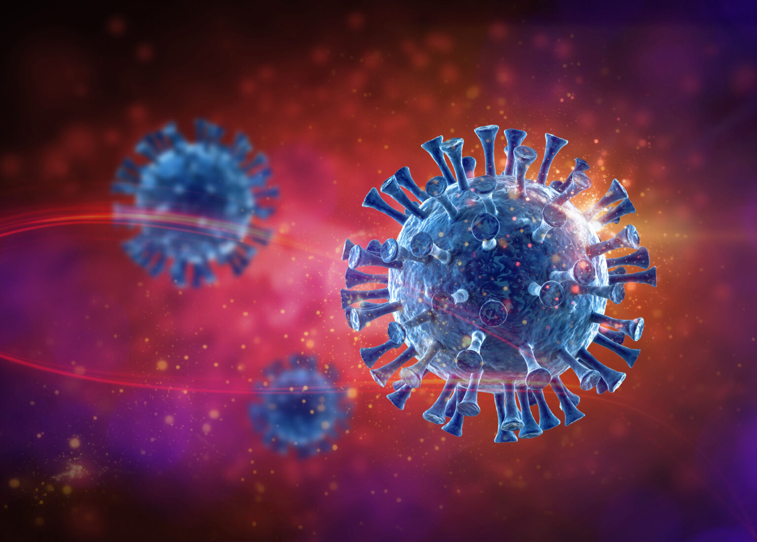 coronavirus cell or covid-19 cell