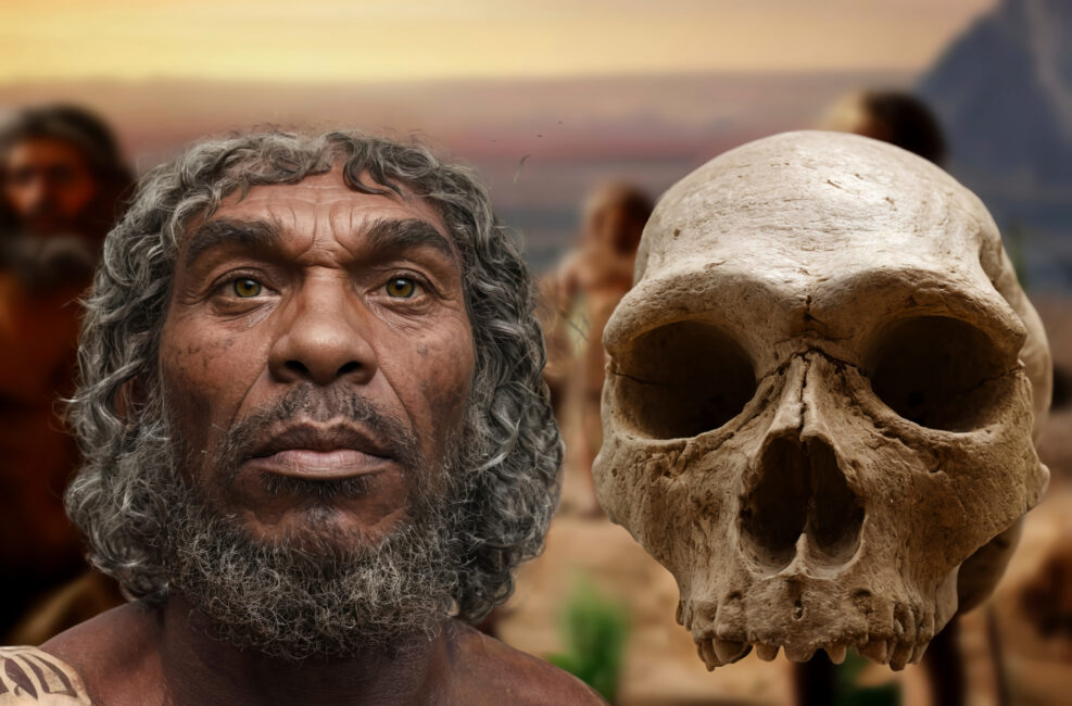 Homo heidelbergensis is an extinct prehistoric man. He used more advanced tools than Homo erectus, such as hand axes and spears, and probably fire