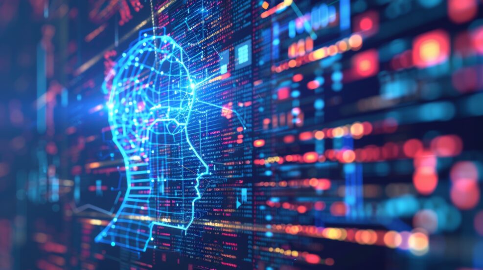 Mock code for an AI Large Language Model (LLM) that could intelligently answer questions. LLMs are one of the most popular implementations of recent Artificial Intelligence research
