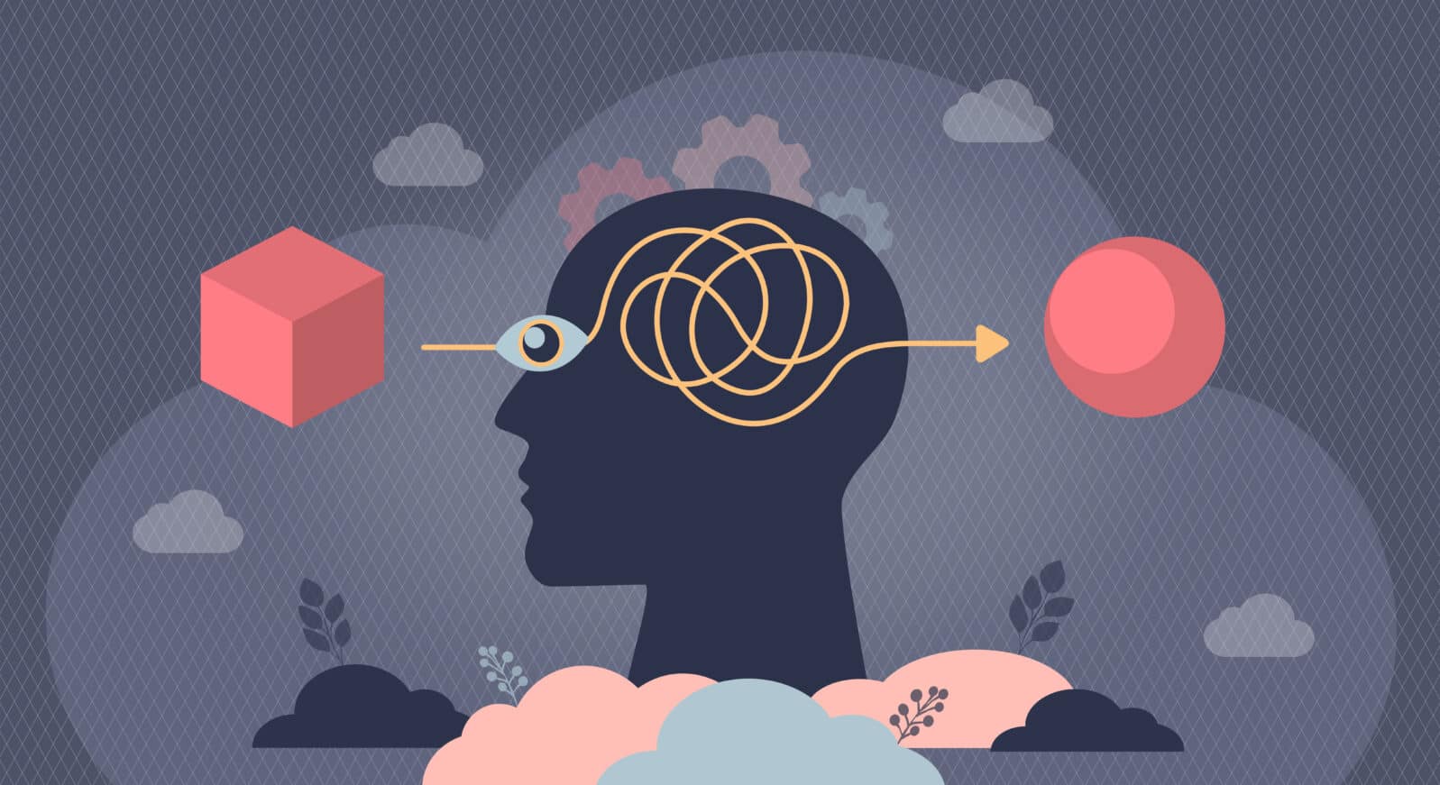 Cognitive Bias and Judgement Error - Conceptual Illustration