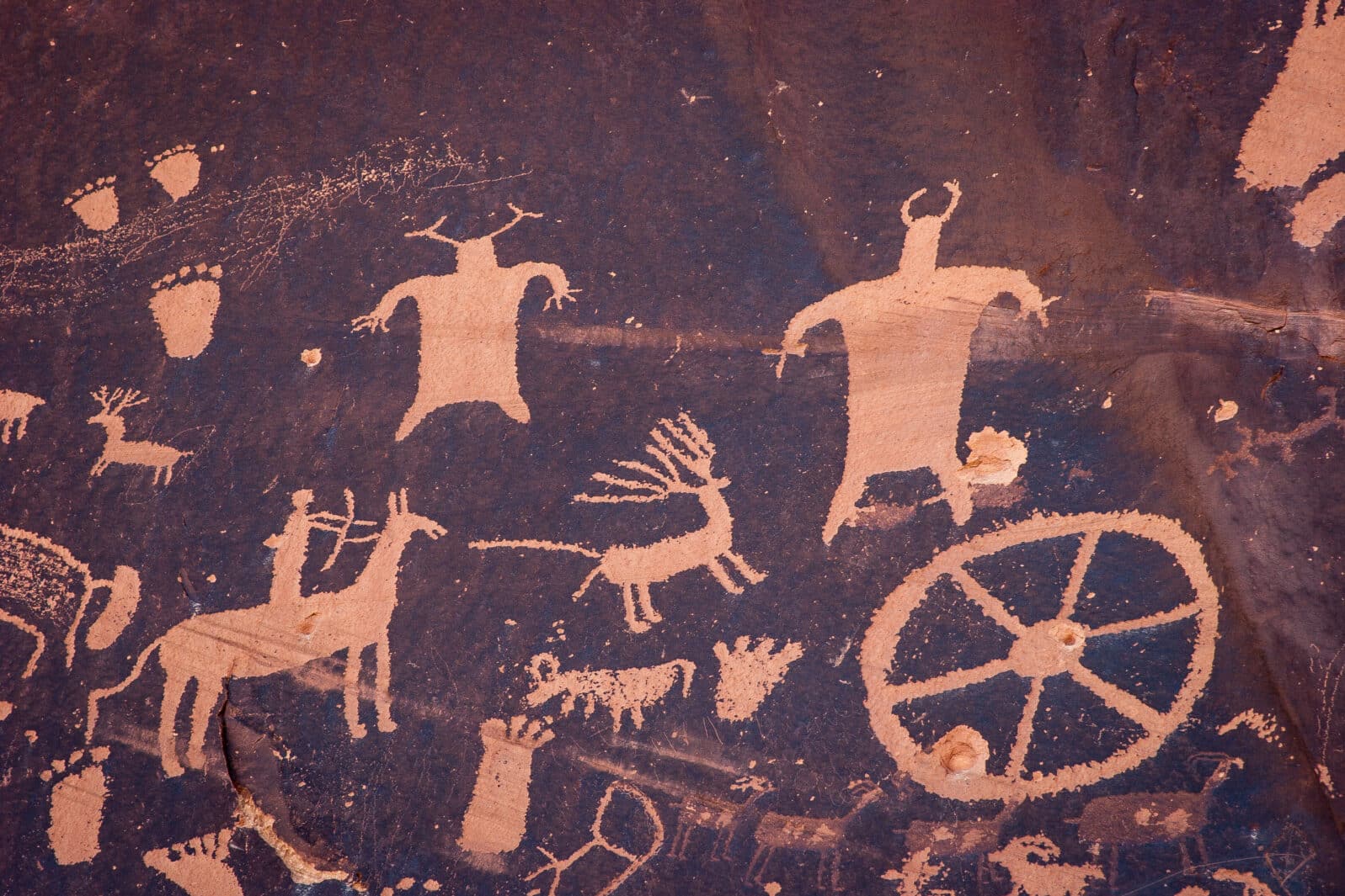 Newspaper Rock State Historical Site, Utah, detail