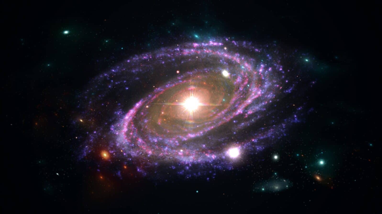 Planets Galaxy Science Fiction Wallpaper Beauty Deep Space Cosmos Physical Cosmology Stock Photos.