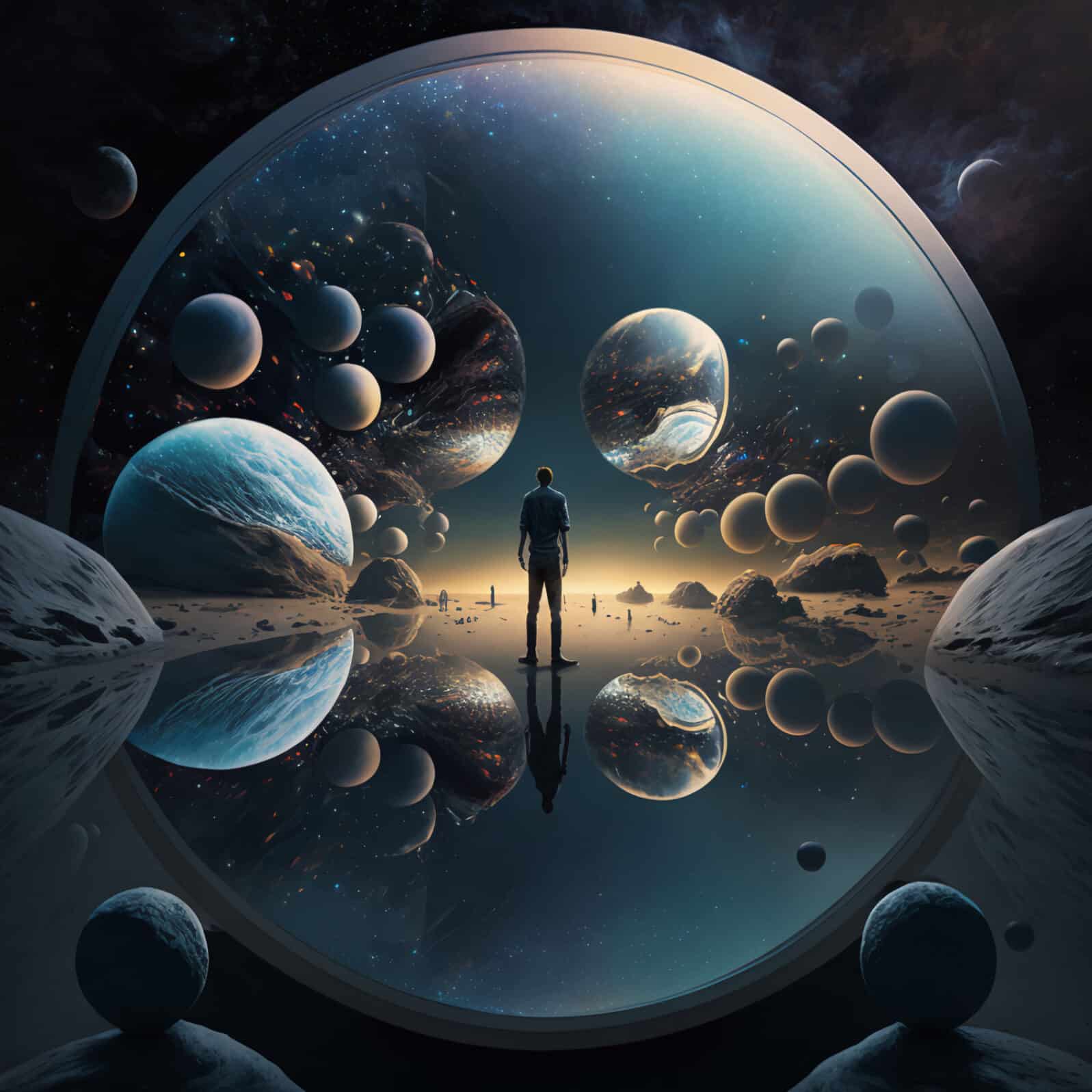 AI generated view of the multiverse
