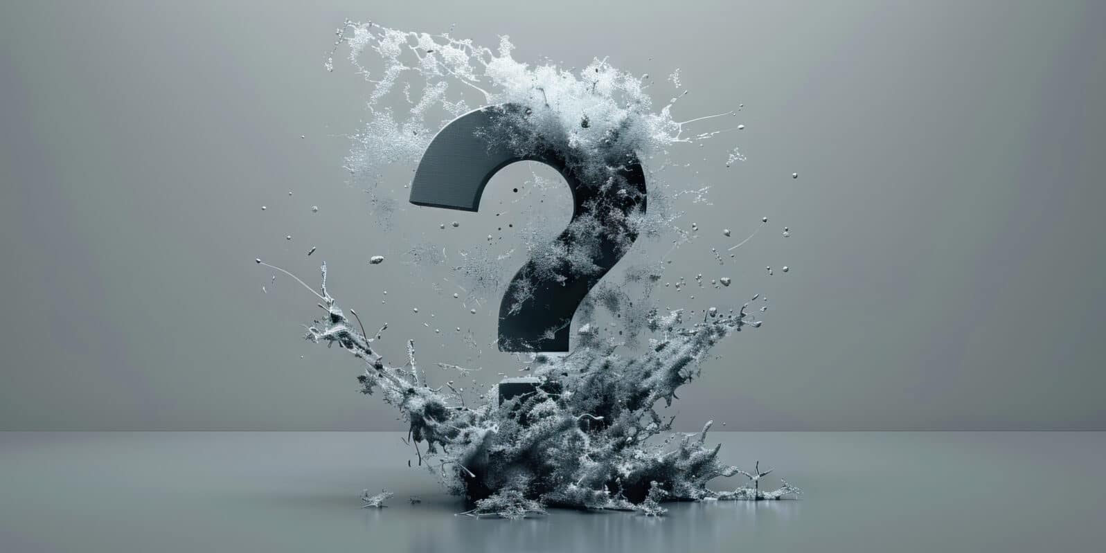 Skepticism (Gray): A question mark shape, symbolizing doubt or disbelief