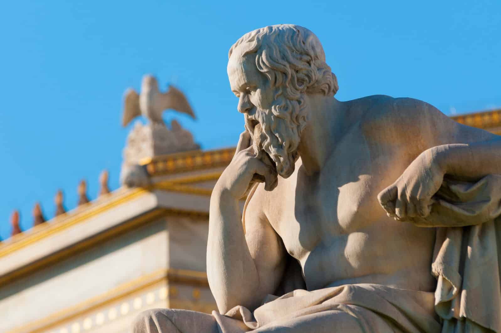 classic statue Socrates