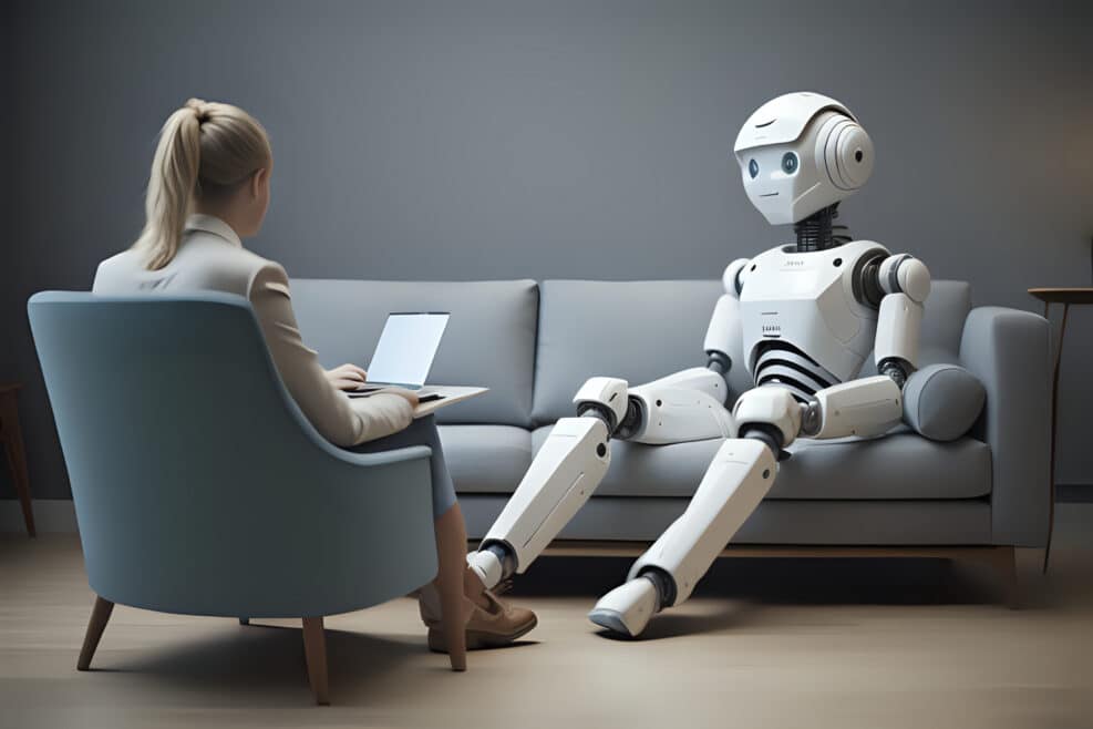 Artificial intelligence humanot at psychotherapist