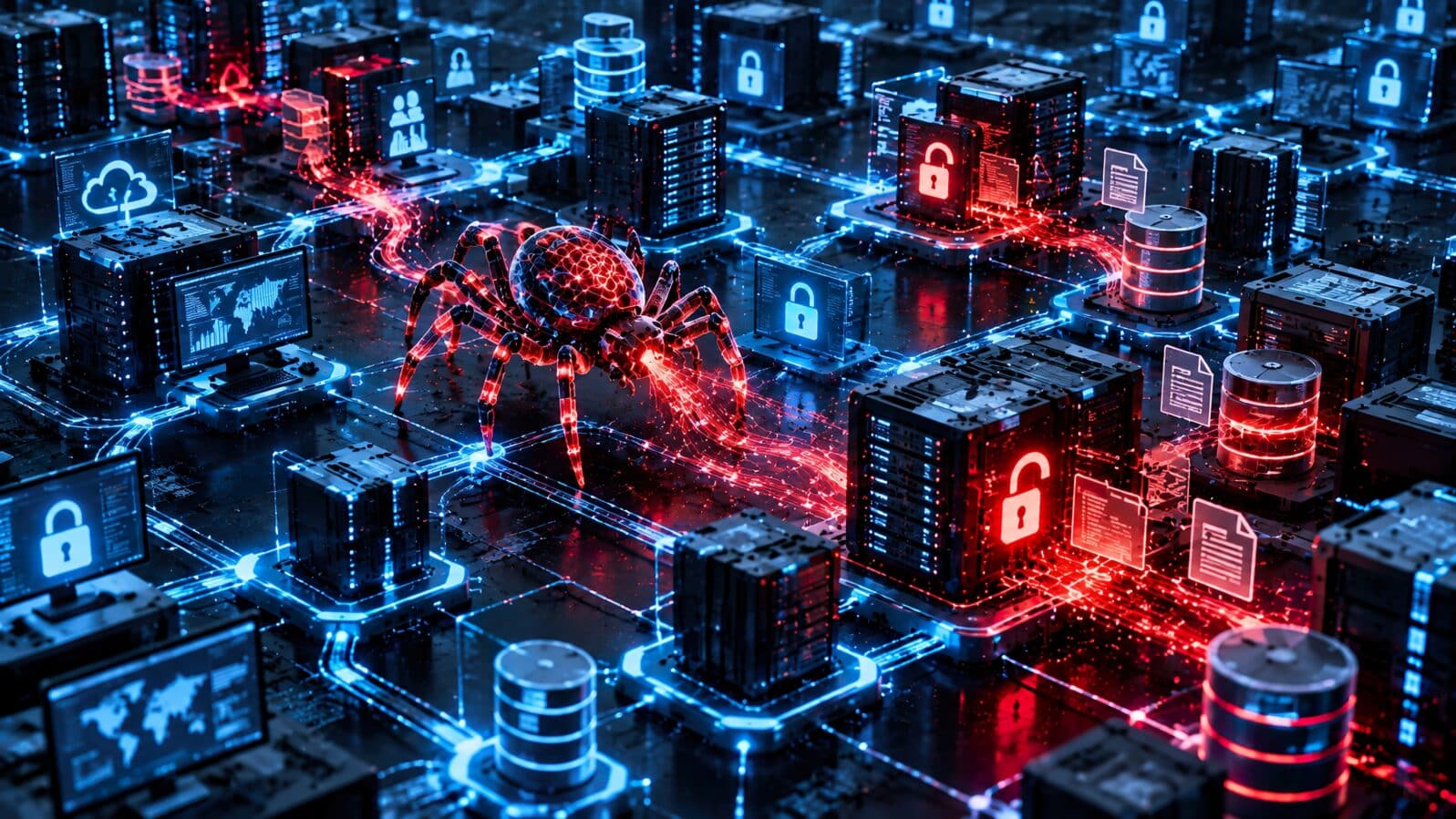 Autonomous AI Agent Crawling Through Corporate Network
